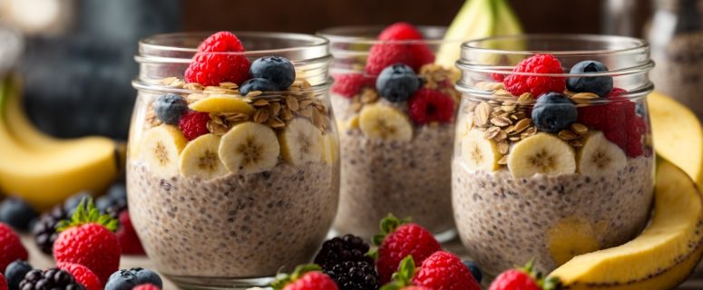 Overnight Oats with Chia Seeds for Weight Loss