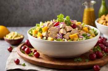 Exotic Curry Chicken Salad Recipe with Grapes