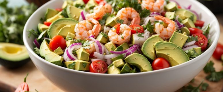 Zesty Shrimp Avocado Salad Recipe